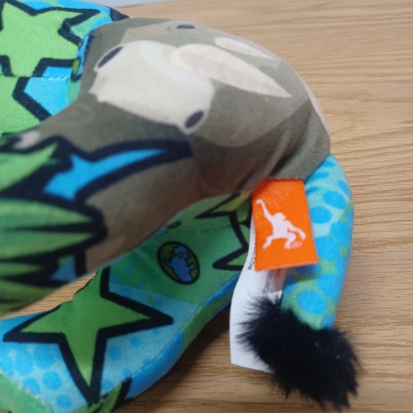 Wild Republic Message From The Planet Rhino Colorful Plush Wildlife Animal - Picture 6 of 11